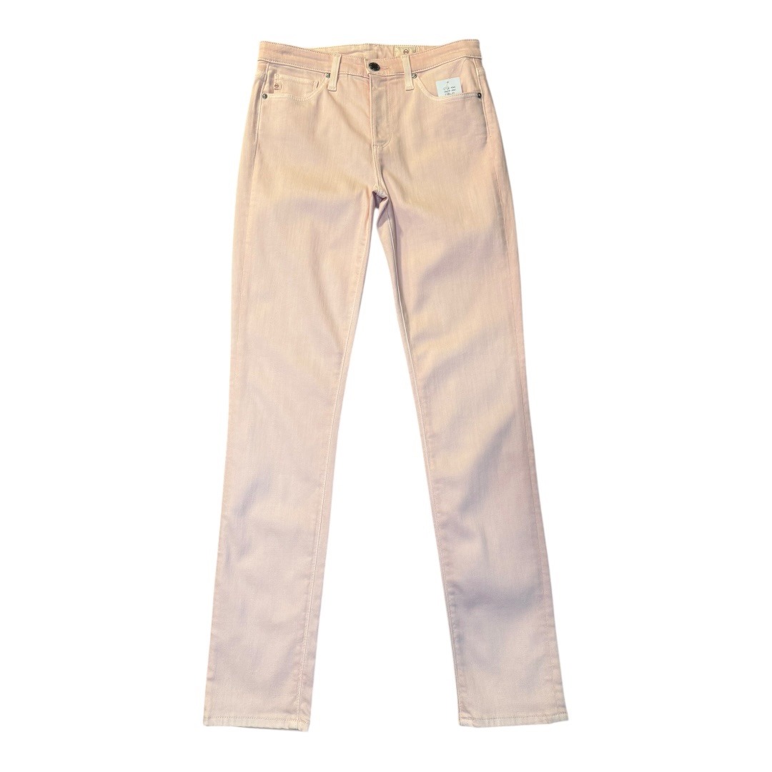 Ag Adriano Goldschmied Slim Skinny Jeans In Pale Pink
